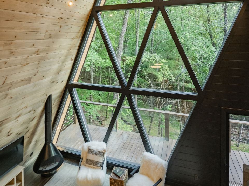 Inside of Still Water Chalet